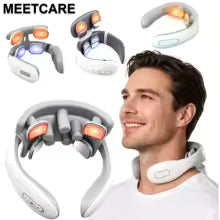 Smart Portable Neck & Shoulder Massager with Red Light Therapy