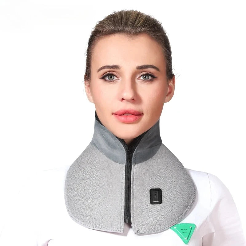 Red Light Therapy Neck Braces Relieve Neck Pain Fatigue Warmer Portable Easy To Carry Heated Warmth Health Care Neck Stretcher